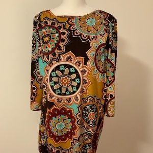 42 pops top tunic dress size M